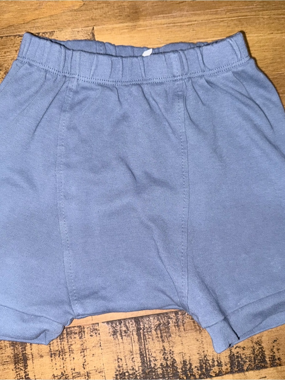 Kate Quinn Blue Elastic-Waist Cotton Shorts 2T